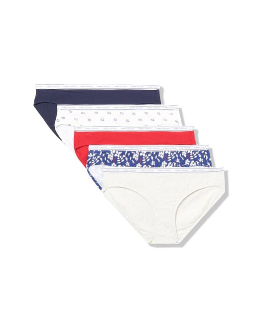 Tommy Hilfiger White S Underwear Classic Cotton Logoband Bikini Panties