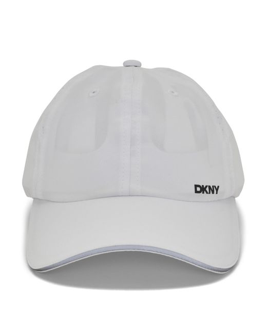 DKNY Gray Sporty Tennis Cap With Logo