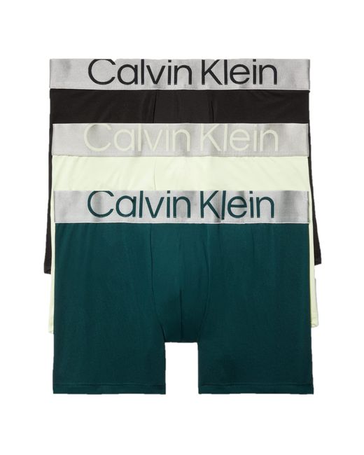 Calvin Klein Green Reconsidered Steel Micro 3-pack Boxer Brief for men