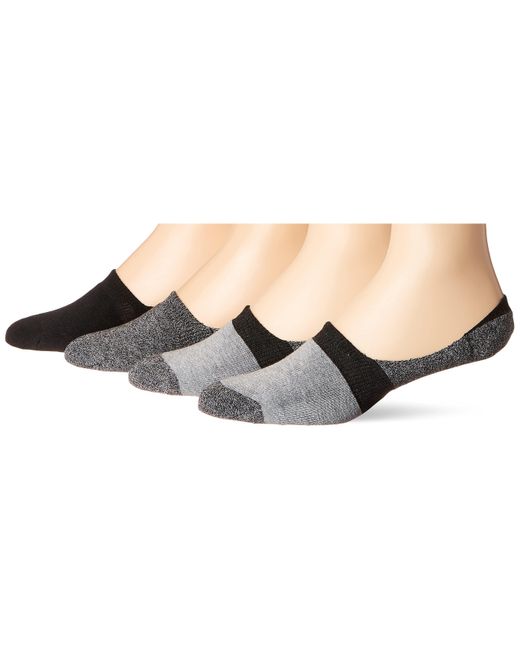 Hanes Black Ultimate Full Cushioned Wicking Cool Comfort Liner Socks for men