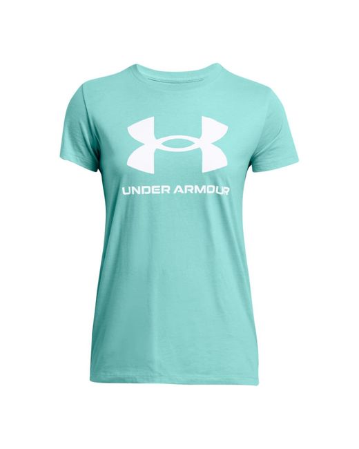 Under Armour Green Rival Logo Short Sleeve