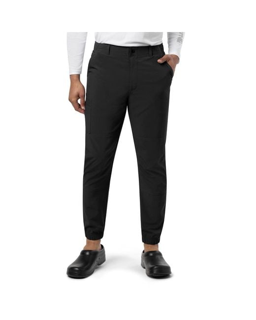 Carhartt Black Tall Size Force Cross-flex Modern Fit Jogger Pant for men