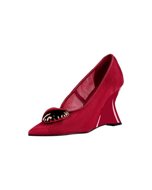 Katy Perry Red The Trendygurl Wedge Pump