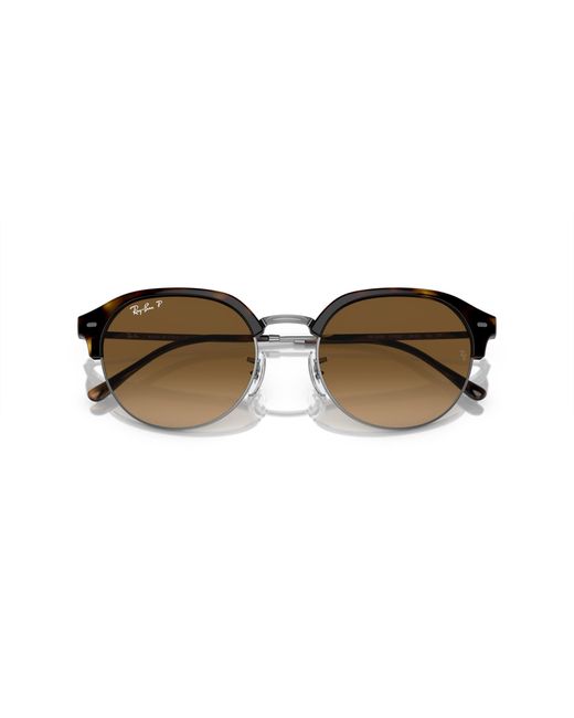 Ray-Ban Rb4429 Round Sunglasses in Black | Lyst