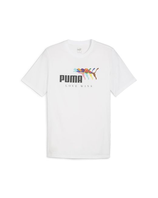 PUMA White Graphics Tee 3 for men