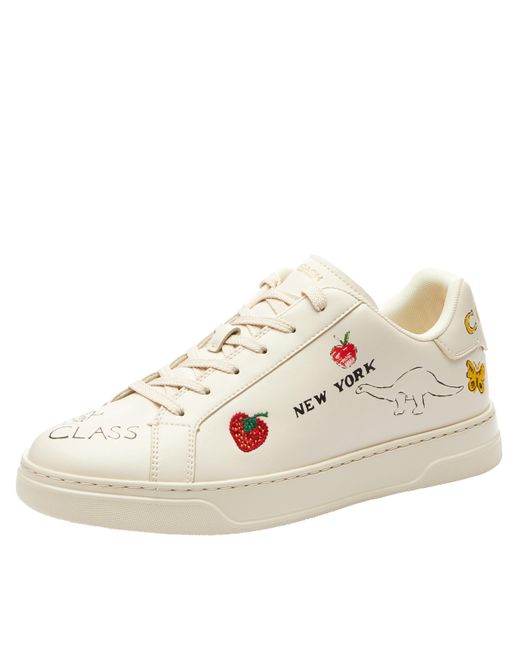 COACH Natural High Line Sneaker With Sketch Print for men