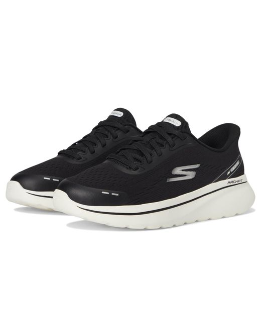 Skechers Black Go Walk Arch Fit N-joy Emory Hands Free Slip-ins Sneaker