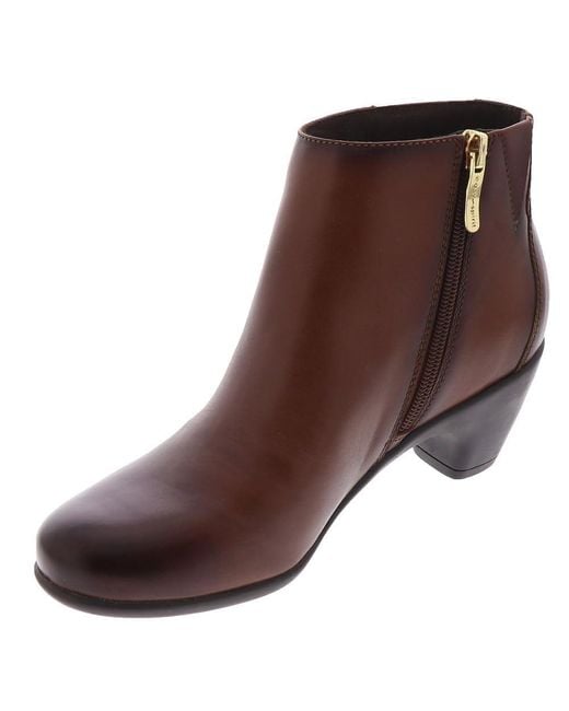 Easy Spirit Brown Camira Ankle Boot