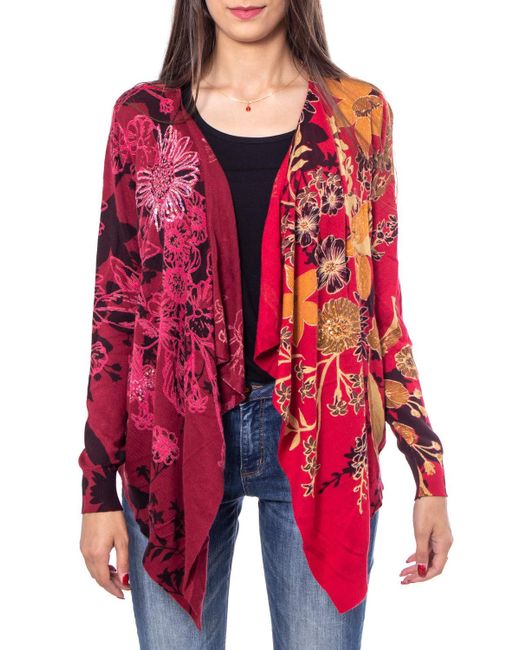 Desigual Pullover Adriana Sweater in Merlot (Red) - Save 49% | Lyst