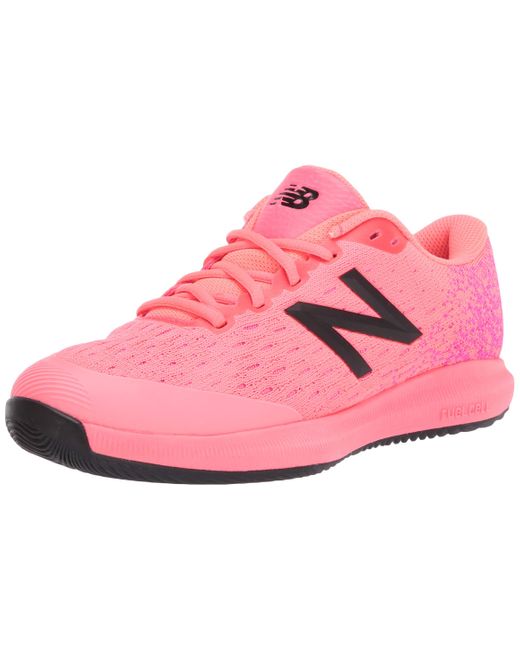 New Balance Pink 996v4 Hard Court Tennis Shoe