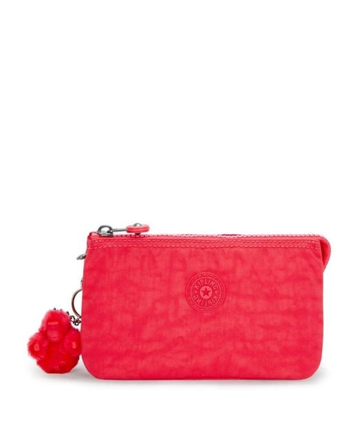 Kipling Red Creativity Large Pouch