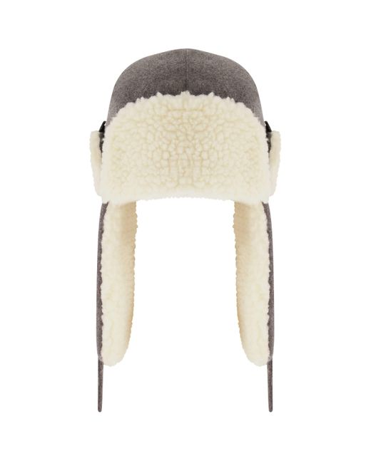 True Religion Trapper Hat in White Lyst