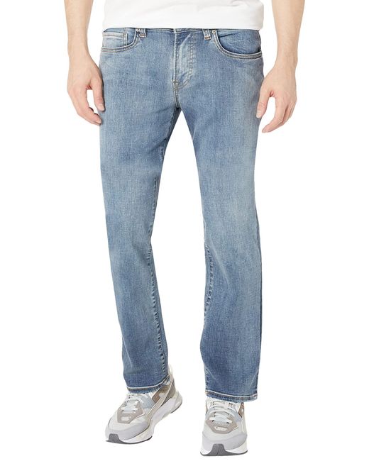 Buffalo David Bitton Mens Straight Six Denim Jeans in Blue for Men | Lyst