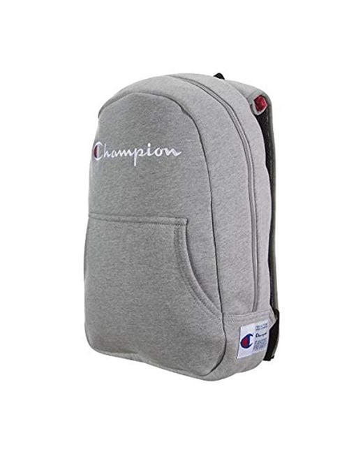 Champion Gray Life Reverse Weave Hoodie Backpack for men