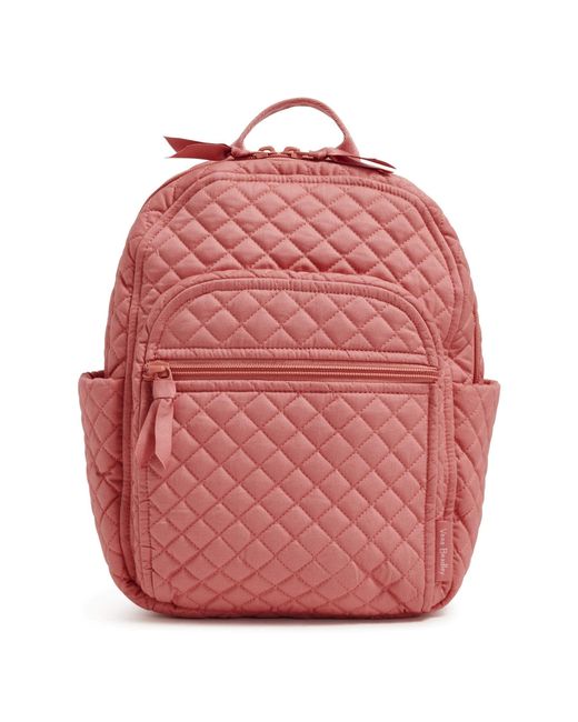 Vera Bradley Pink Cotton Small Backpack