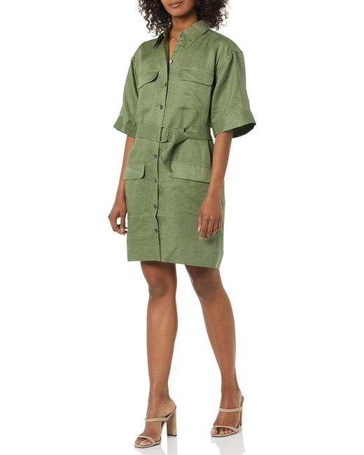 Equipment Green Womens Oriel Casual Dress