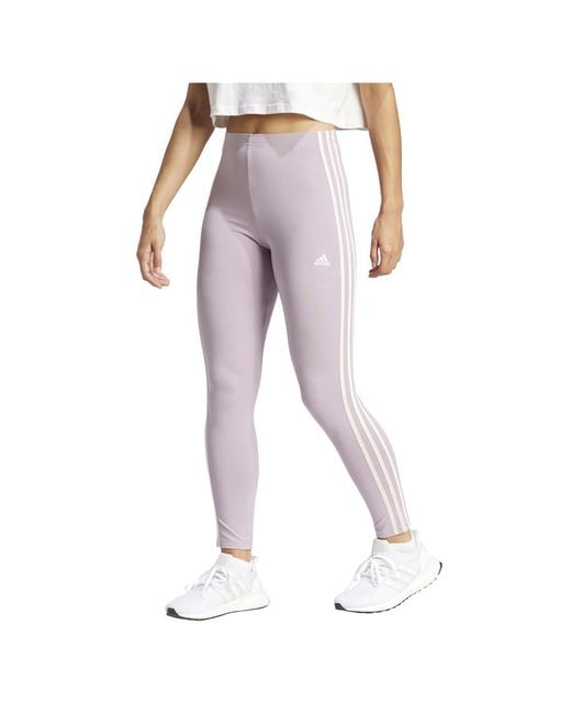 Adidas Multicolor Essentials 3-stripes High-waisted Single Jersey Leggings