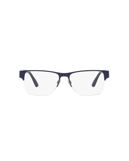 Polo Ralph Lauren Black S Ph1220 Rectangular Prescription Eyewear Frames for men