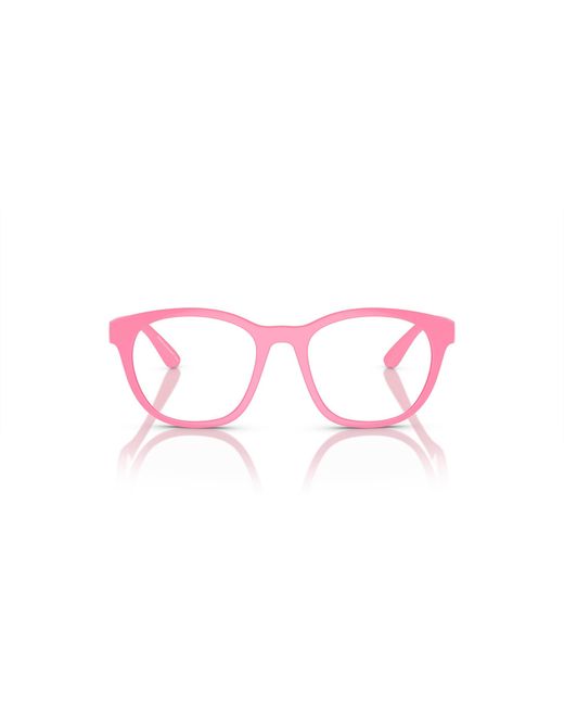 Emporio Armani Black Ek4001 Prescription Eyewear Frames With Interchangeable Sun Clip-ons Round for men