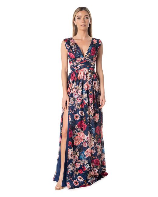 Dress the Population S Jaclyn Fit And Flare Maxi Special Occasion in ...
