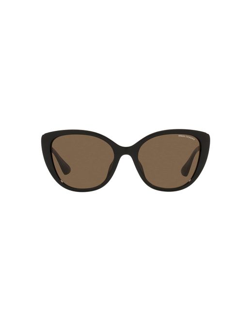 Emporio Armani Black A|x Armani Exchange Ax4111su Universal Fit Cat Eye Sunglasses