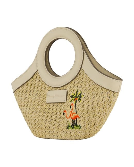 Tommy Bahama Green Mini Tote Bag