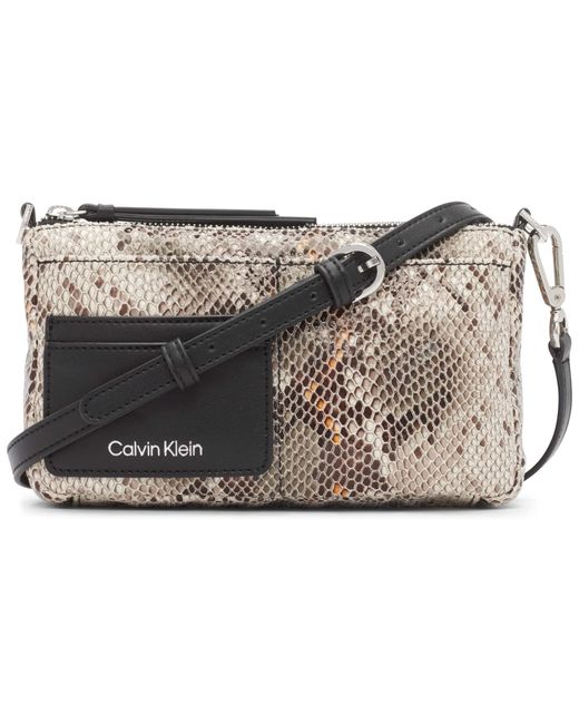 Calvin Klein Leather Jana Novelty Convertible Crossbody & Belt Bag Lyst