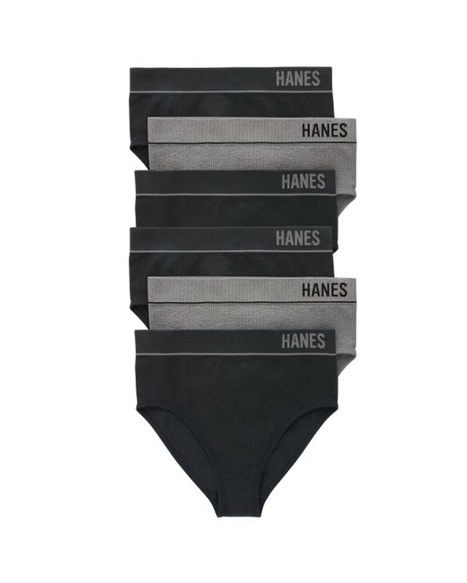 Hanes Originals Seamless Panties Pack in Black | Lyst