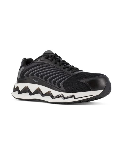 Reebok Work Rb3221 Zig Elusion Heritage Work Construction Shoe Black Safety for men
