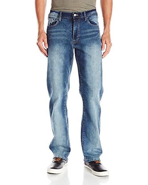 Izod Comfort Stretch Denim Jeans (regular,straight, And Relaxed Fit) in  Blue for Men