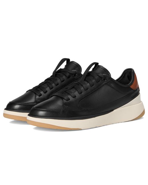 Cole Haan Black Grandpro All Day Court Leather Sneaker for men