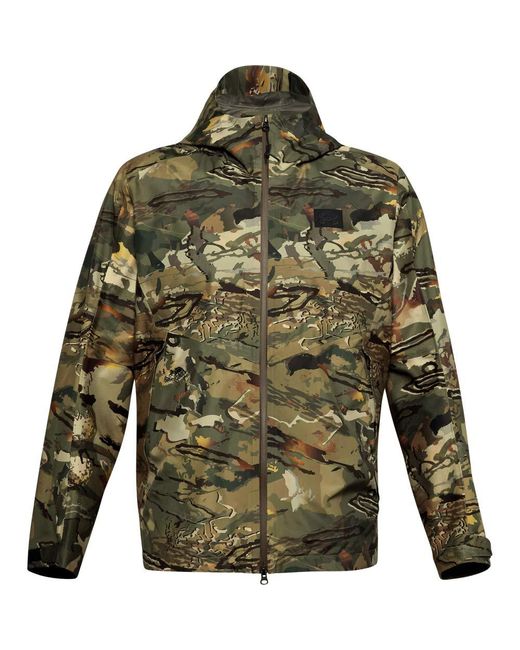 Under Armour Green Gore-tex Essential Hybrid Jacket for men