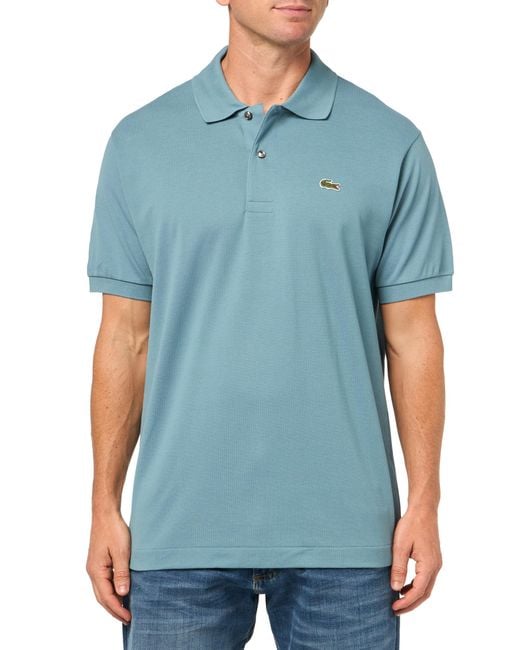 Lacoste Men's Blue Classic Fit Original Piqué Polo Shirt