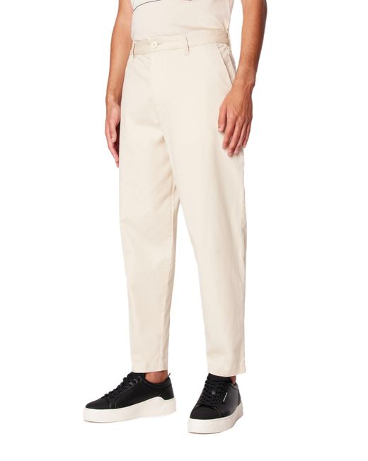 Emporio Armani White A|x Armani Exchange Clean Limited Milano Edition Cotton Trouser Pants for men