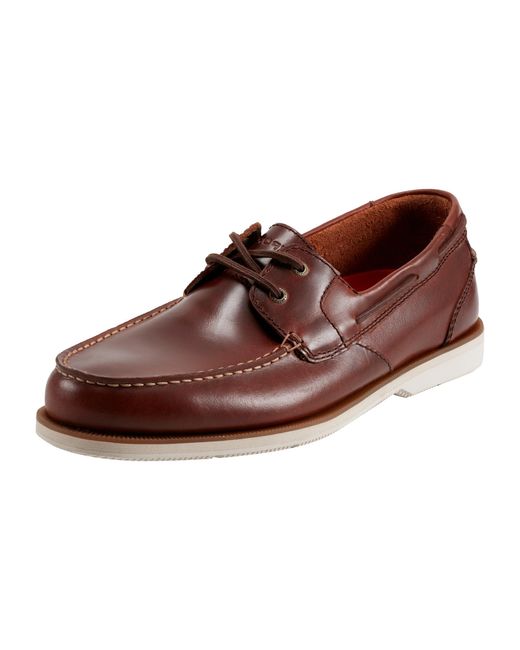 Rockport Brown Southport Boat Shoe for men