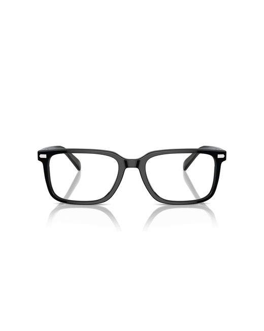 COACH Black Hc6239u Universal Fit Square Prescription Eyewear Frames for men