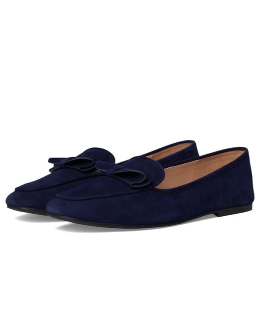 Cole Haan Women's Blue Payson Soft Bow Loafers Shoes B