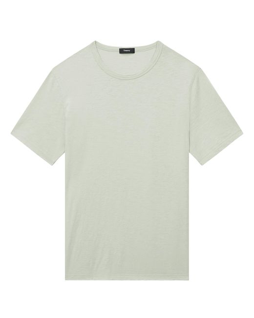Theory White Essential Tee In Cosmos for men