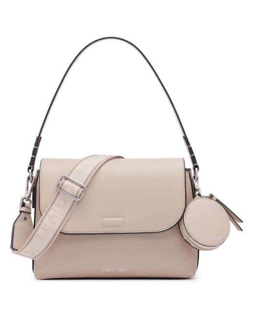 Calvin Klein Millie 2 In 1 Flap Shoulder Bag & Crossbody in Gray Lyst