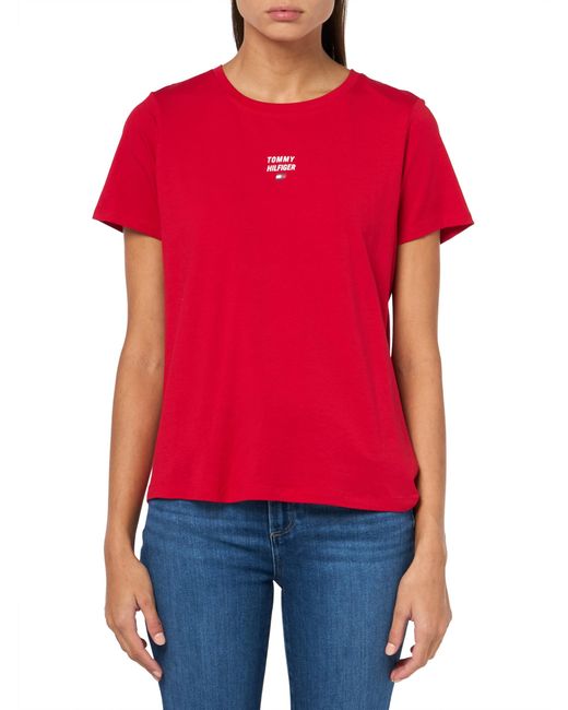 Tommy Hilfiger Performance T-shirt,rich Red,m