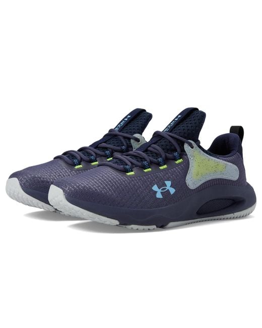Under Armour Hovr Rise 4 Training Shoe Sneaker, in Blue for Men | Lyst