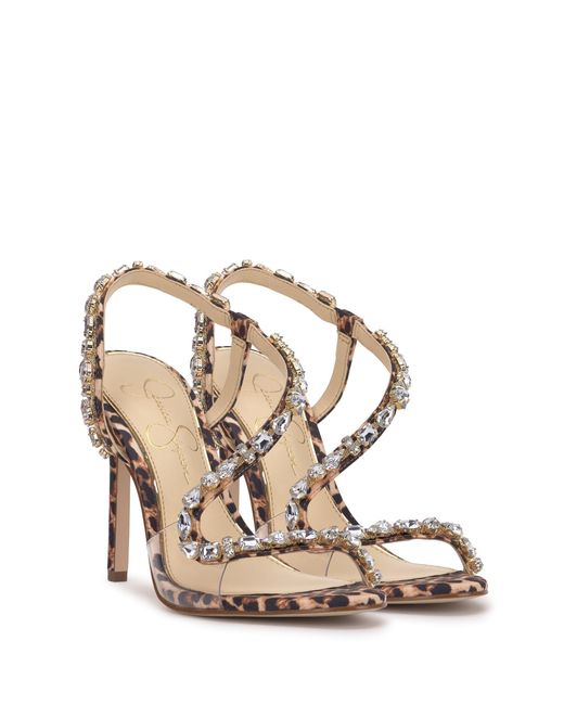 Jessica Simpson Women's Peccio Heeled Platform Sandal - Buckle Detail
