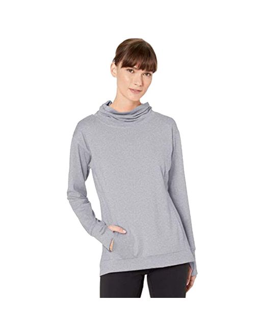 Danskin Gray Comfy Hooded Pullover Sweatshirt