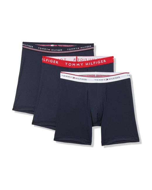 Tommy Hilfiger Blue Micro Classics 3-pack Boxer Brief for men