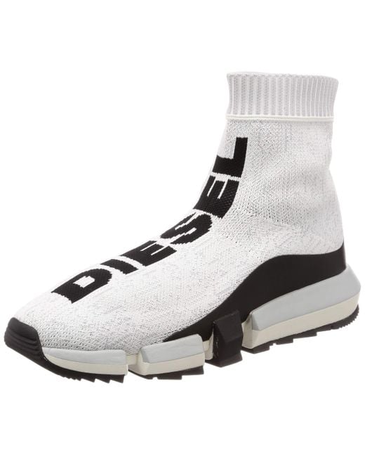 DIESEL Multicolor H-padola Sock-sneaker Mid for men