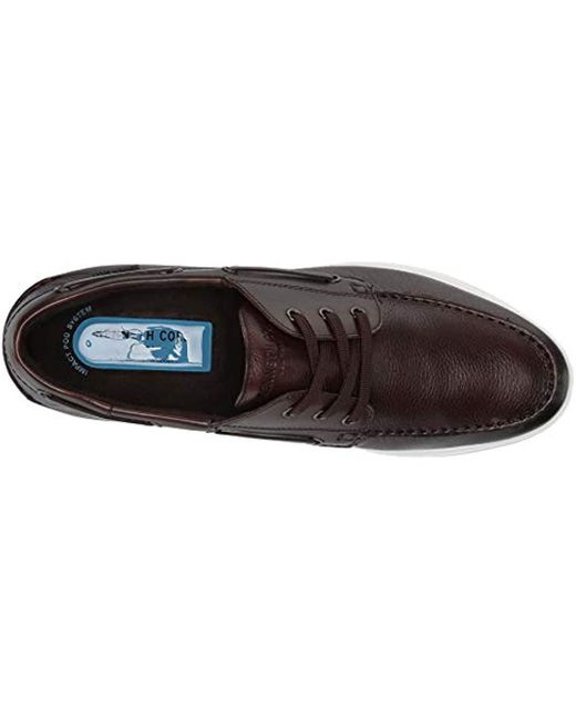 Kenneth Cole Leather Rocketpod Boat Shoe With Built In Comfort