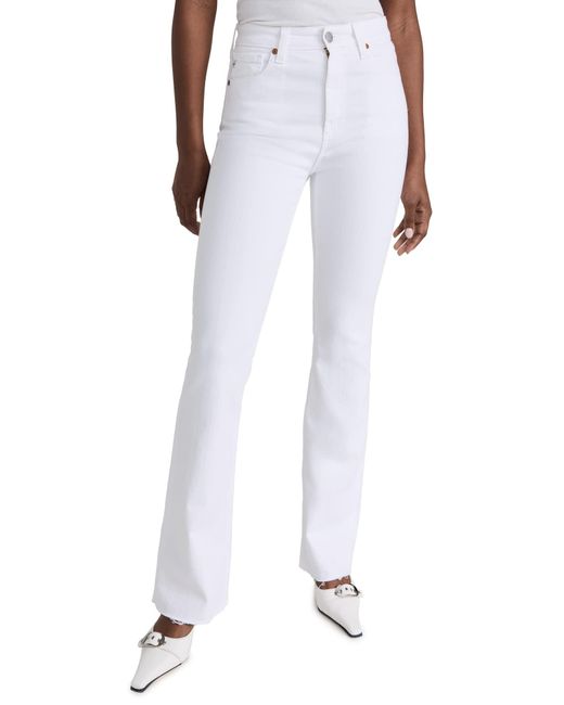 AG Jeans White Alexxis Boot Jeans