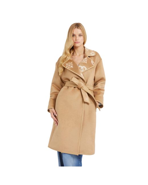 Guess Natural Ludovica Wrap Coat