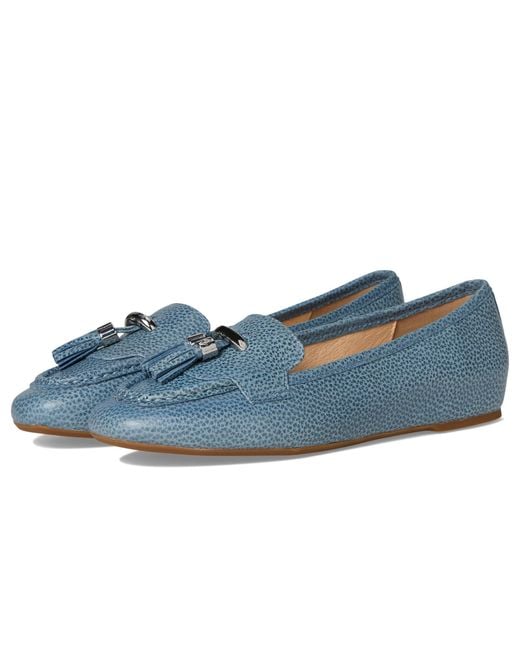 Donald J Pliner Women's Blue Loriel Slippers, Leather