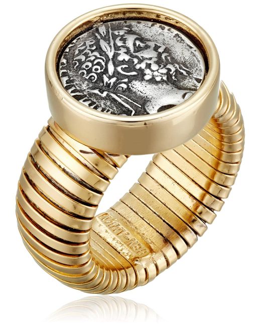 Ben-Amun Metallic Ben-amun Roman Coin Collection New York Fashion Jewelry Necklace Ring Bracelet 24 Gold Plating